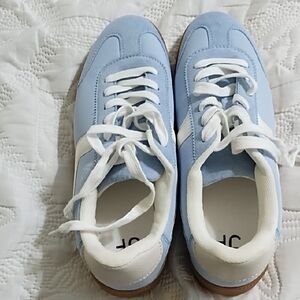 Light Blue Sneakers,Like New,Size 8,Justfab